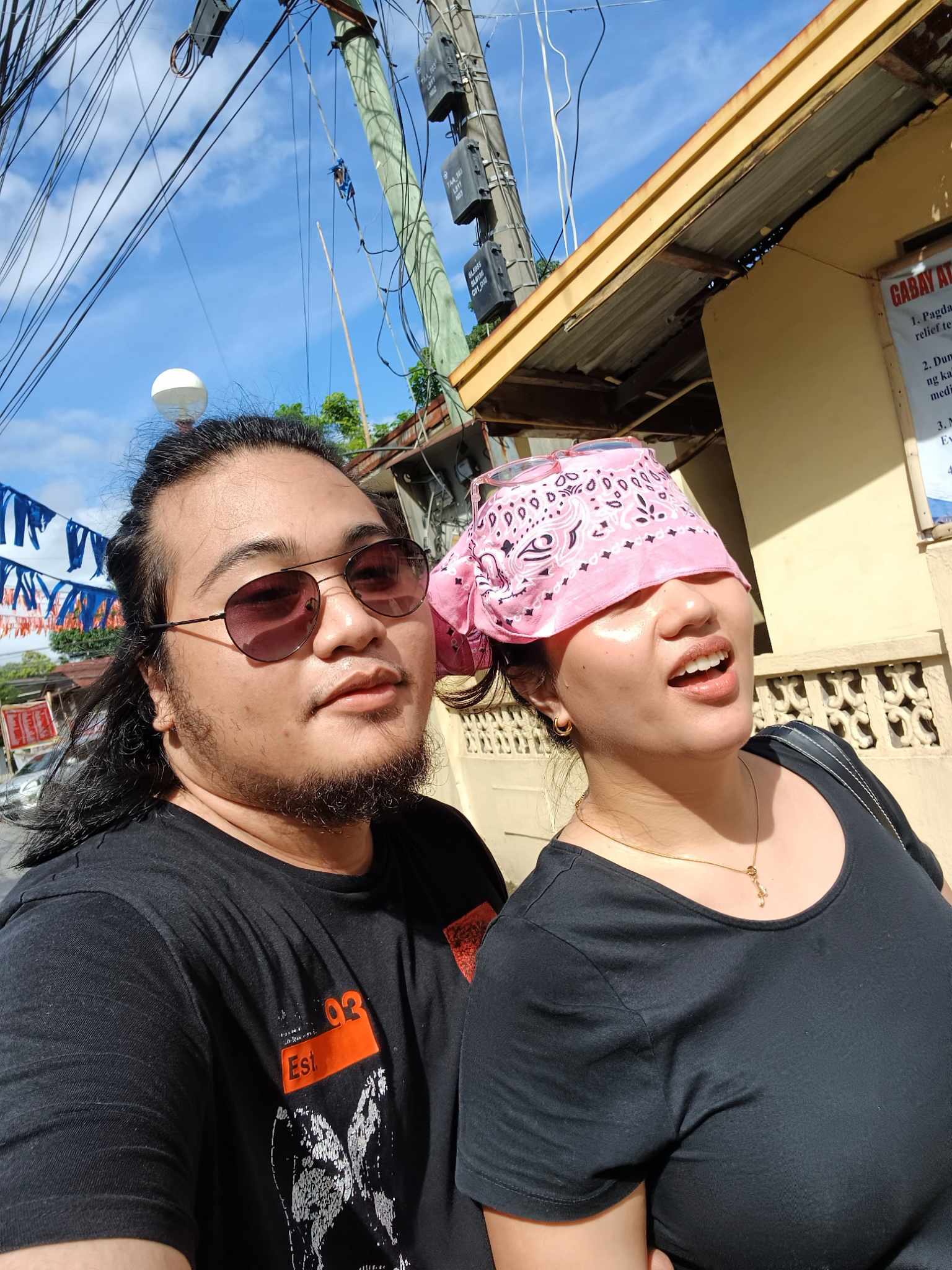 Jonas and Aliyah at Taal